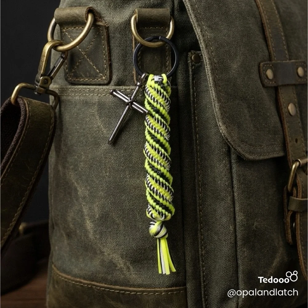 🌟Neon bolt Men’s Keychain